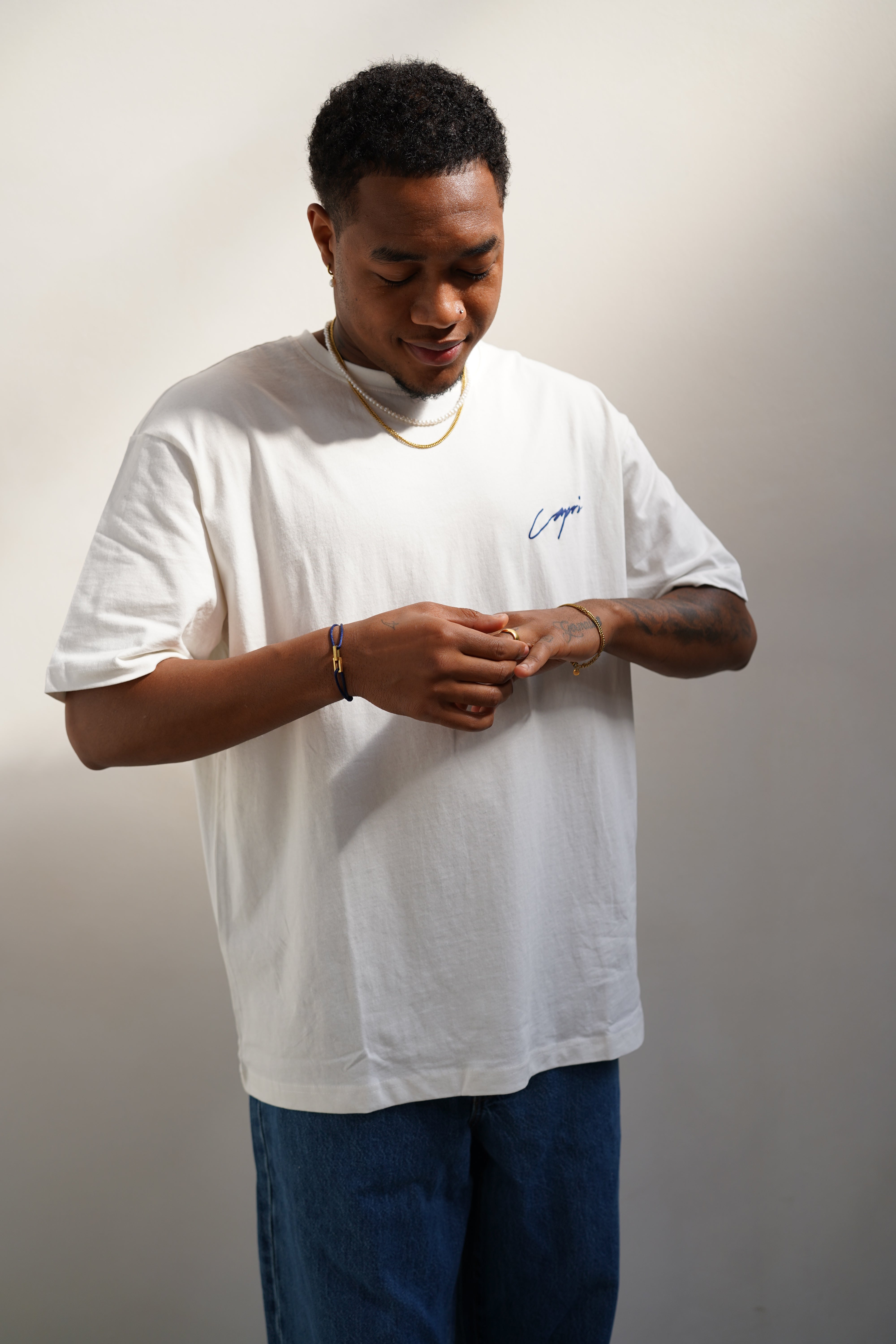 Sky - Bracelet - Cord - Stainless Steel