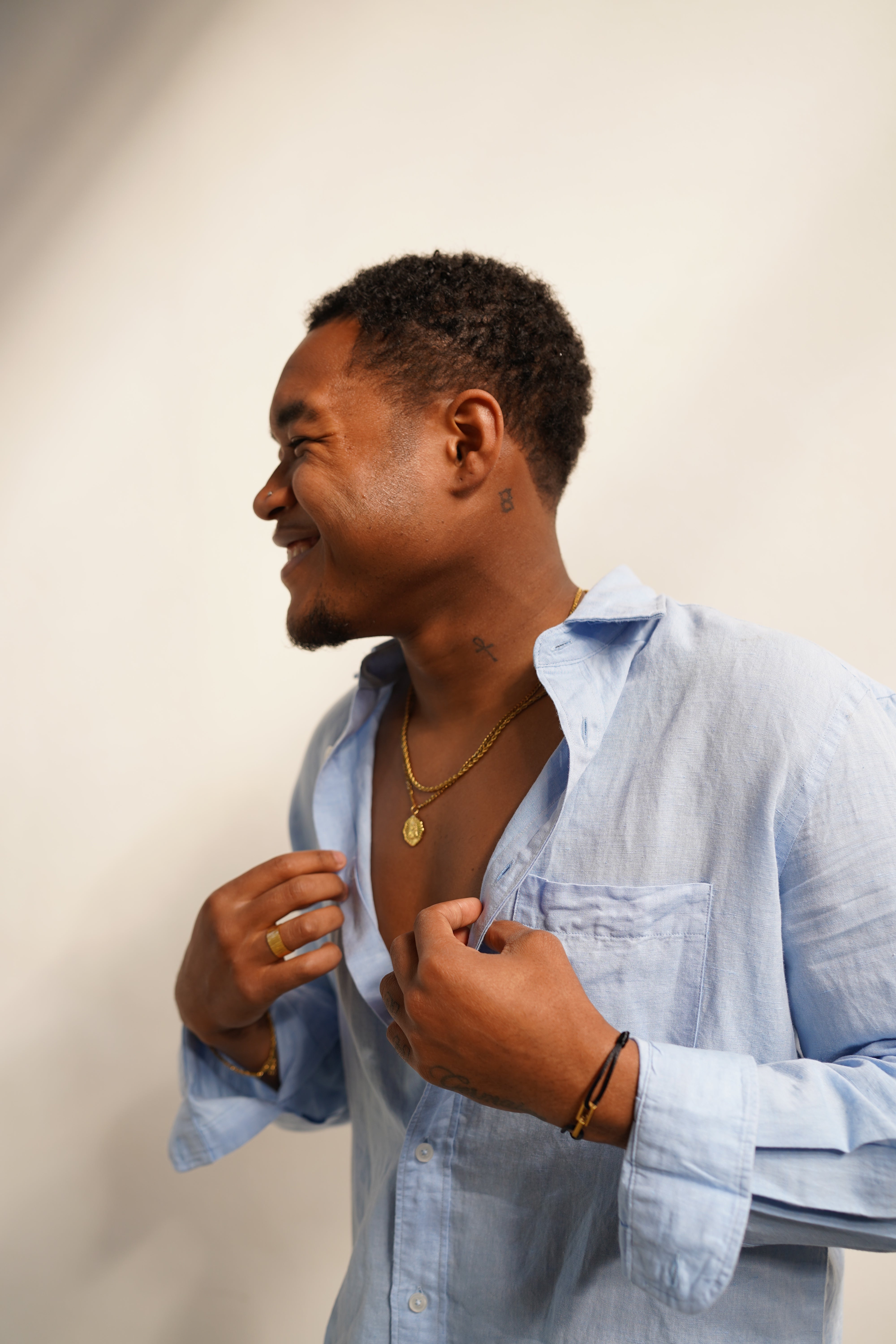 Sky - Bracelet - Cord - Stainless Steel