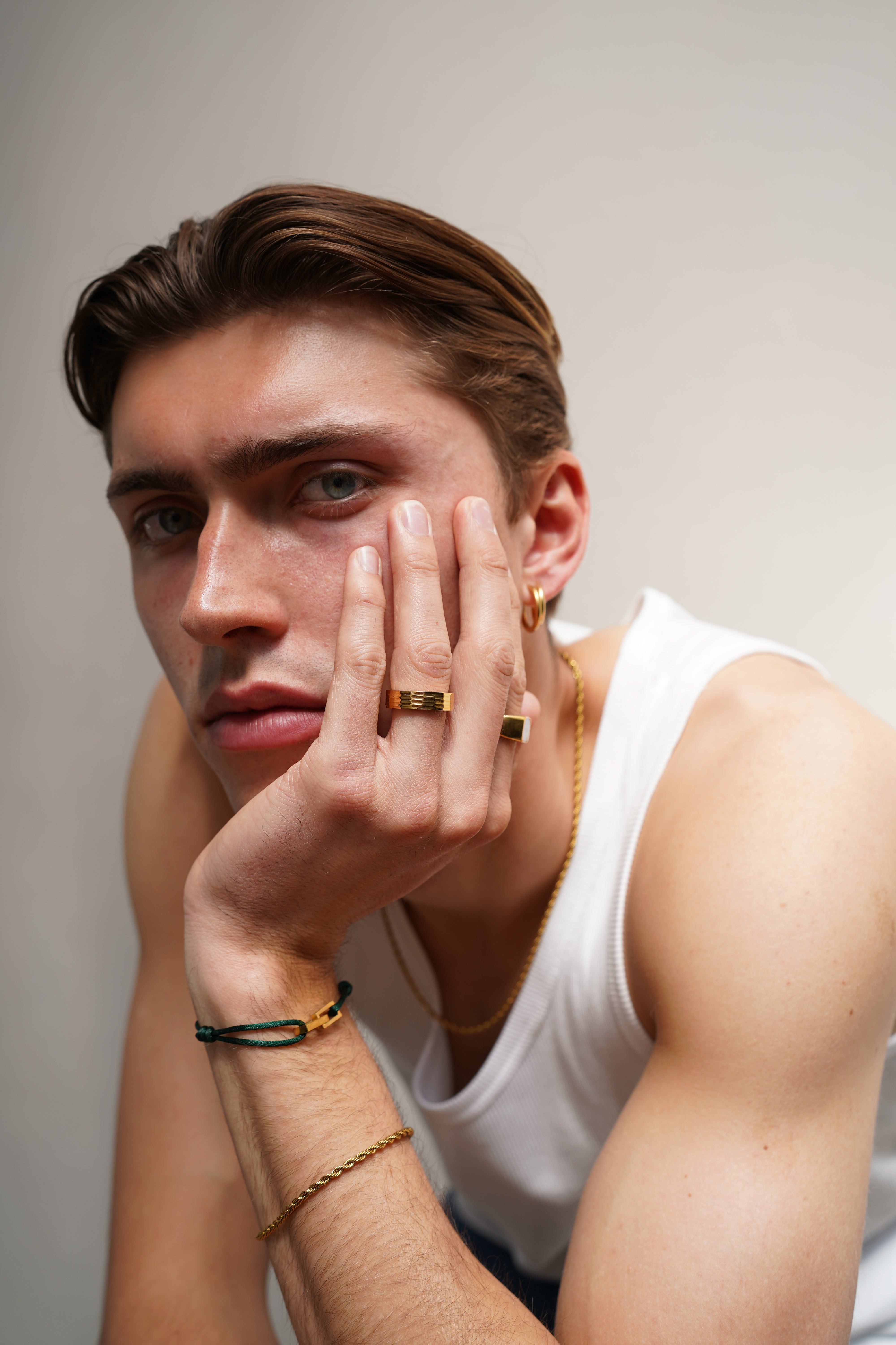 Sky - Bracelet - Cord - Stainless Steel