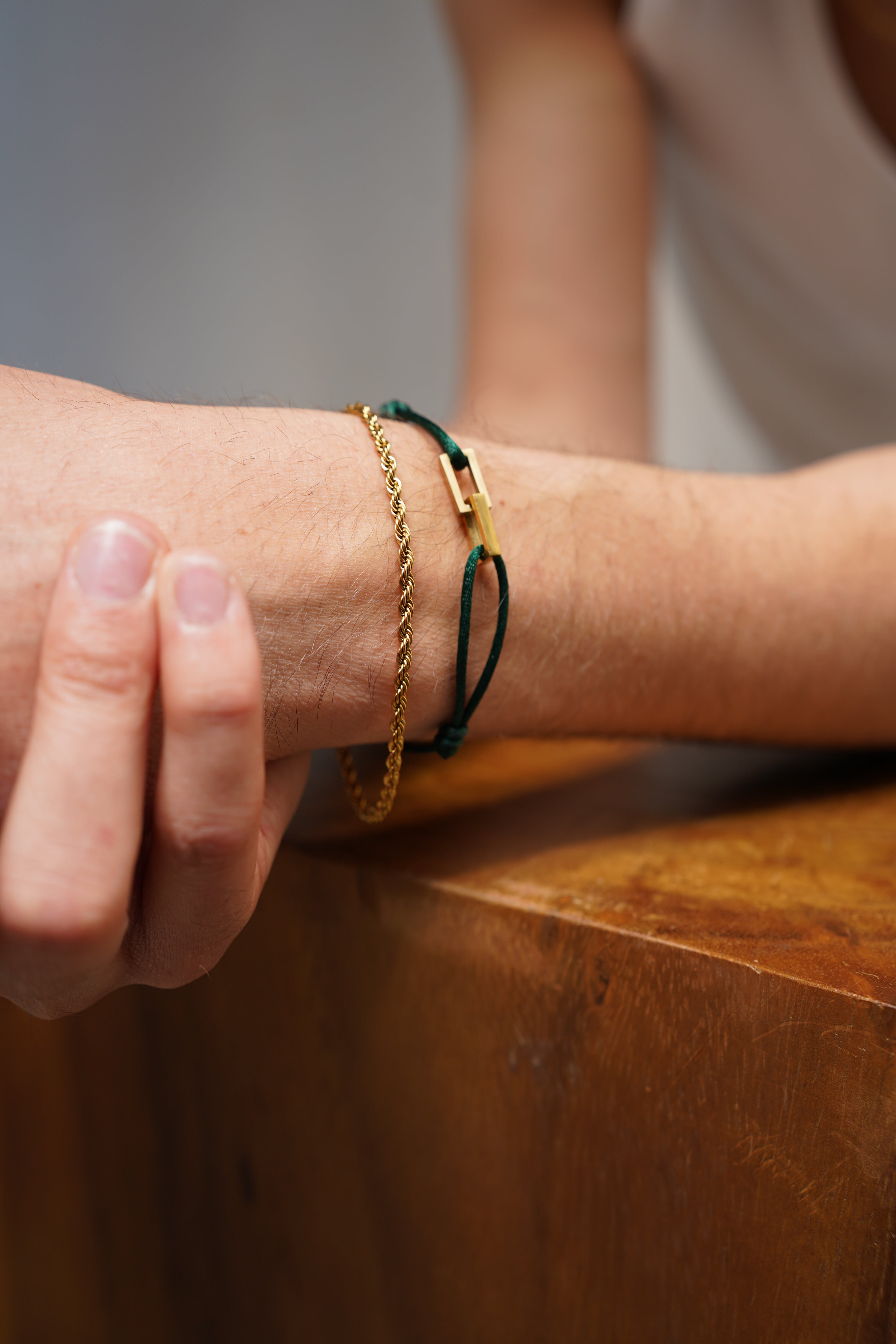 Sky - Bracelet - Cord - Stainless Steel