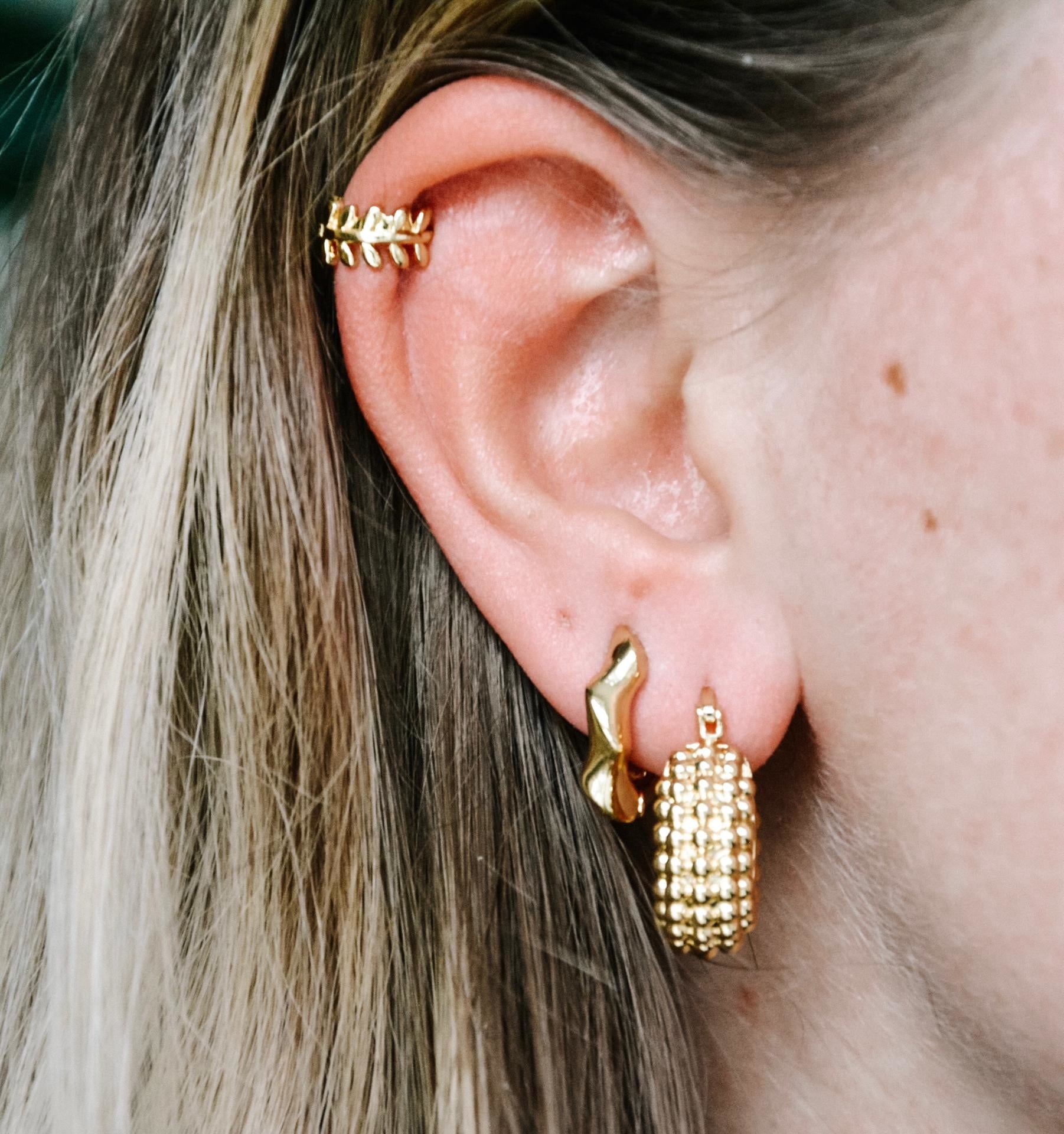 Leafs - Ohrringe - Plattiert