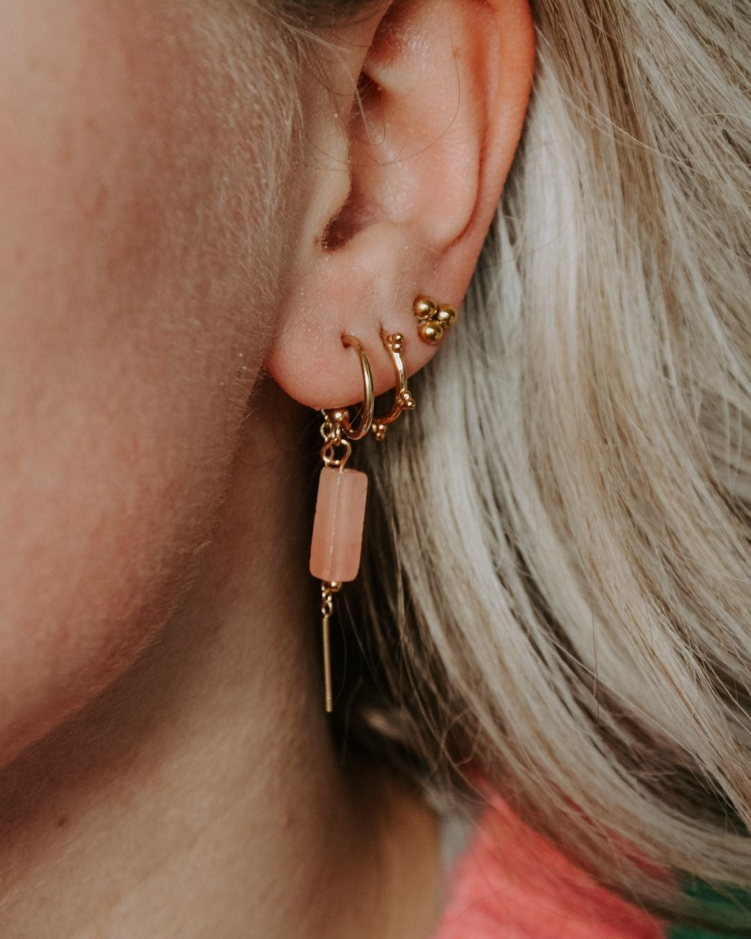 Yaya - Orecchini - Pietra naturale - Acciaio inossidabile