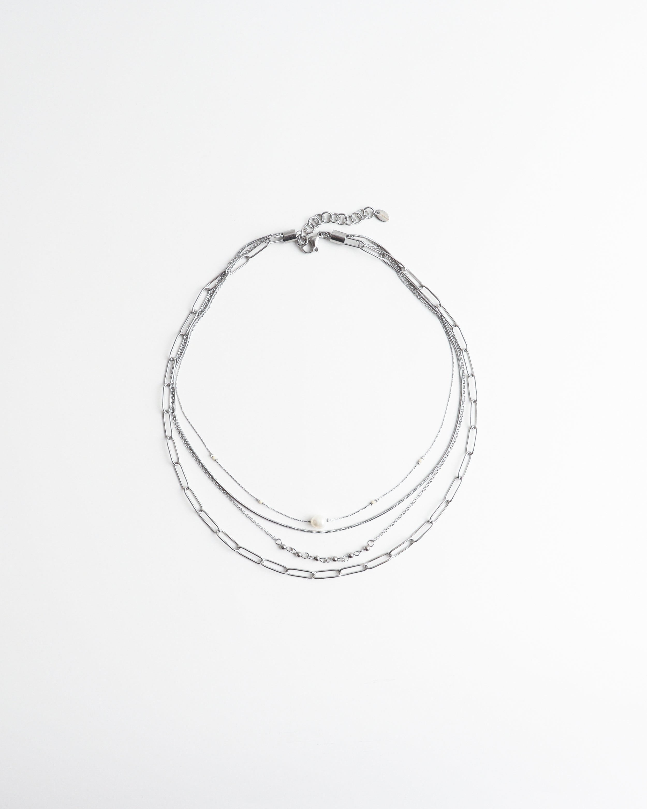 Eloise - Ketting - Natuursteen - Stainless Steel