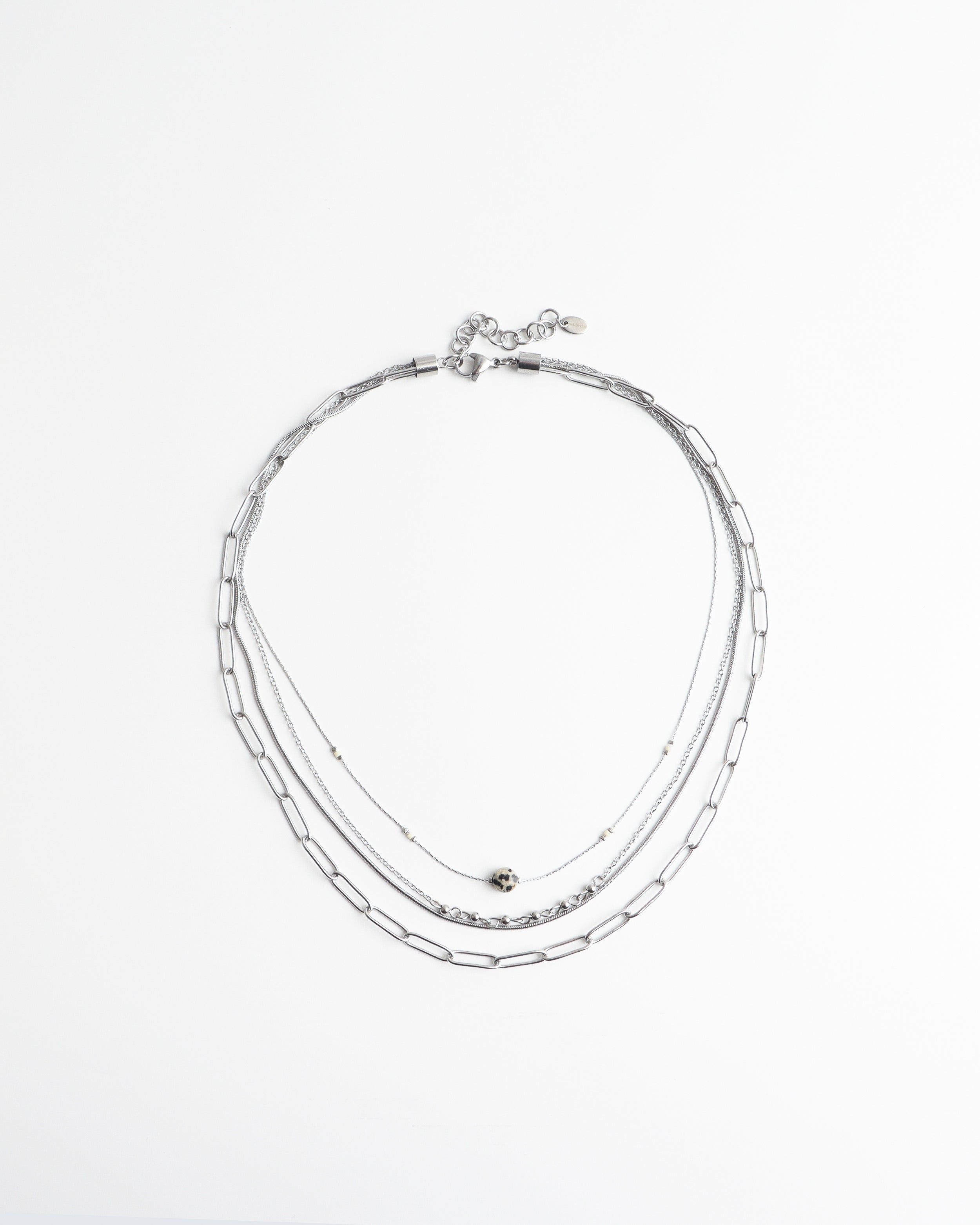 Eloise - Ketting - Natuursteen - Stainless Steel