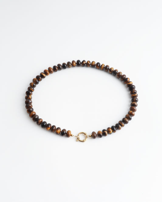 Clarisa - Ketting - Natuursteen - Stainless Steel