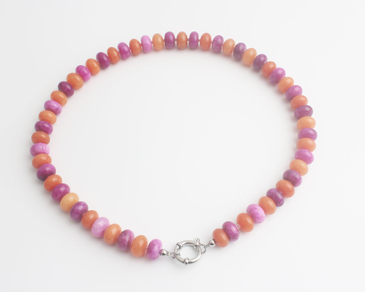 Clarisa - Collier - Pierre naturelle - Acier inoxydable