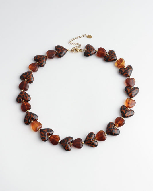 Panther heart - Ketting - Stainless Steel