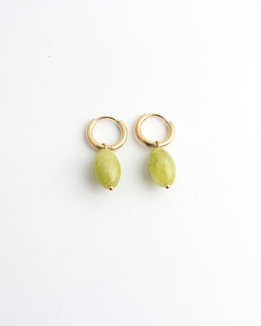 Freyde - Orecchini -  Pietra naturale -Acciaio inossidabile