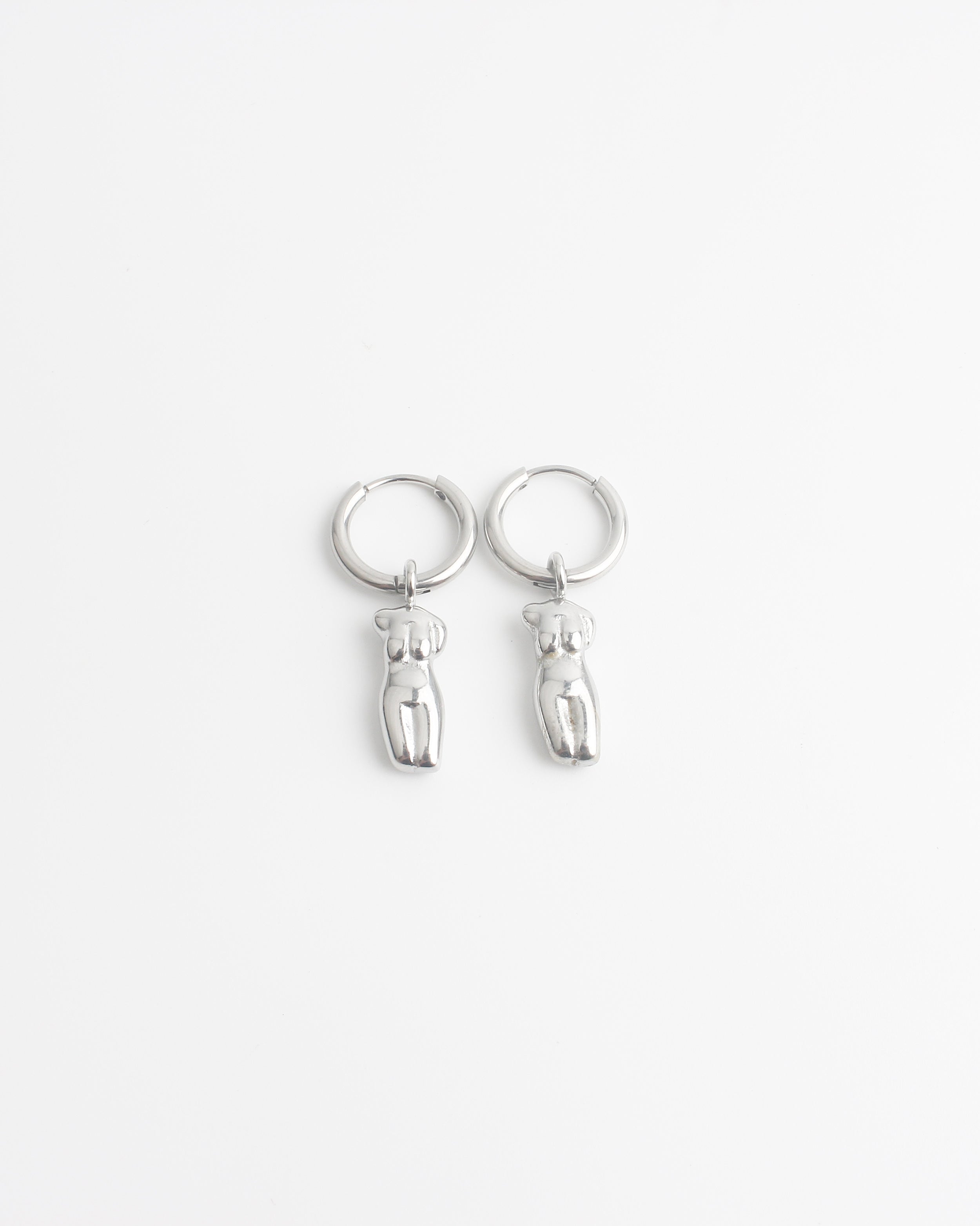 Woman - Earrings - Stainless Steel