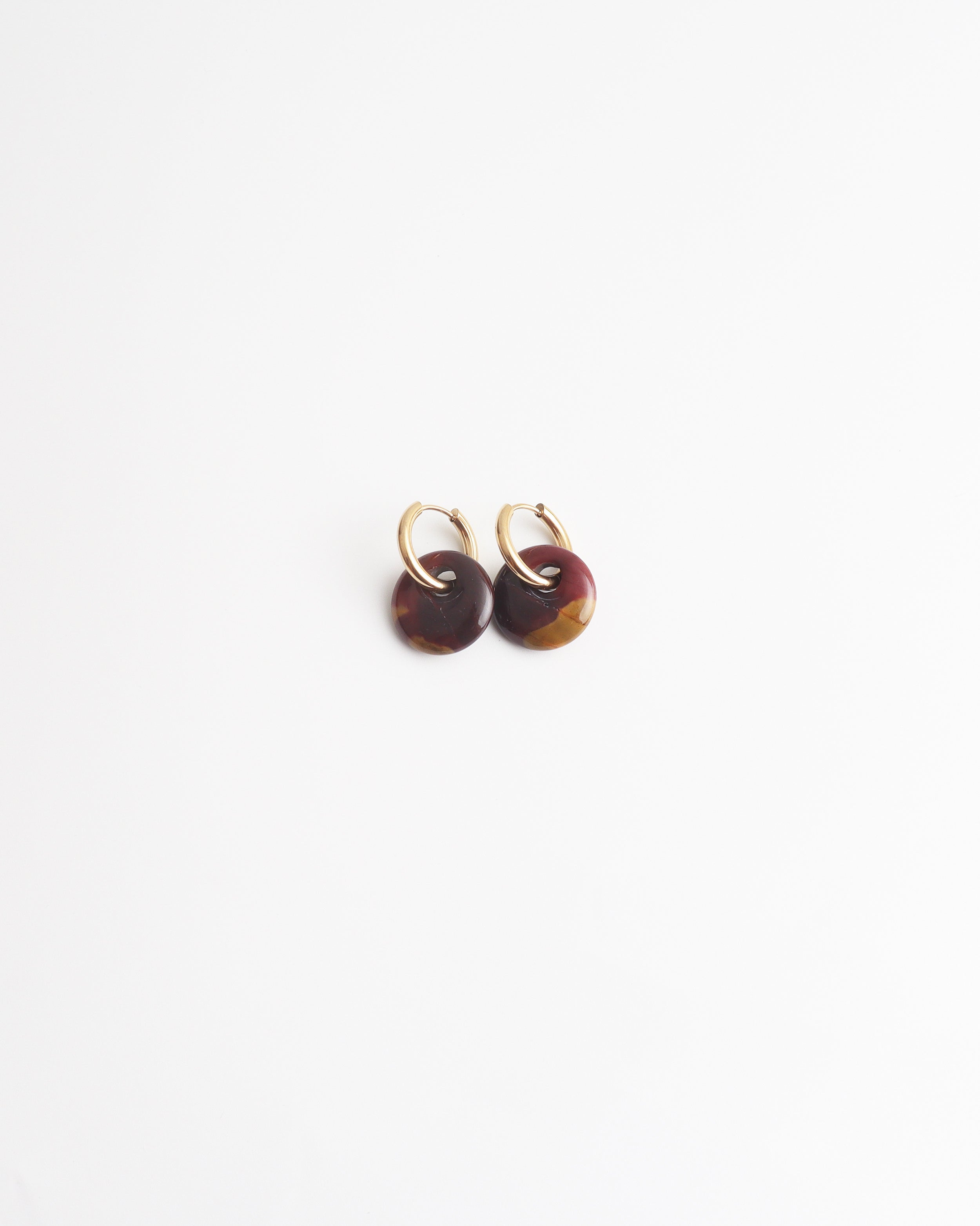 Isadora - Pendientes - Piedra natural-  Acero inoxidable