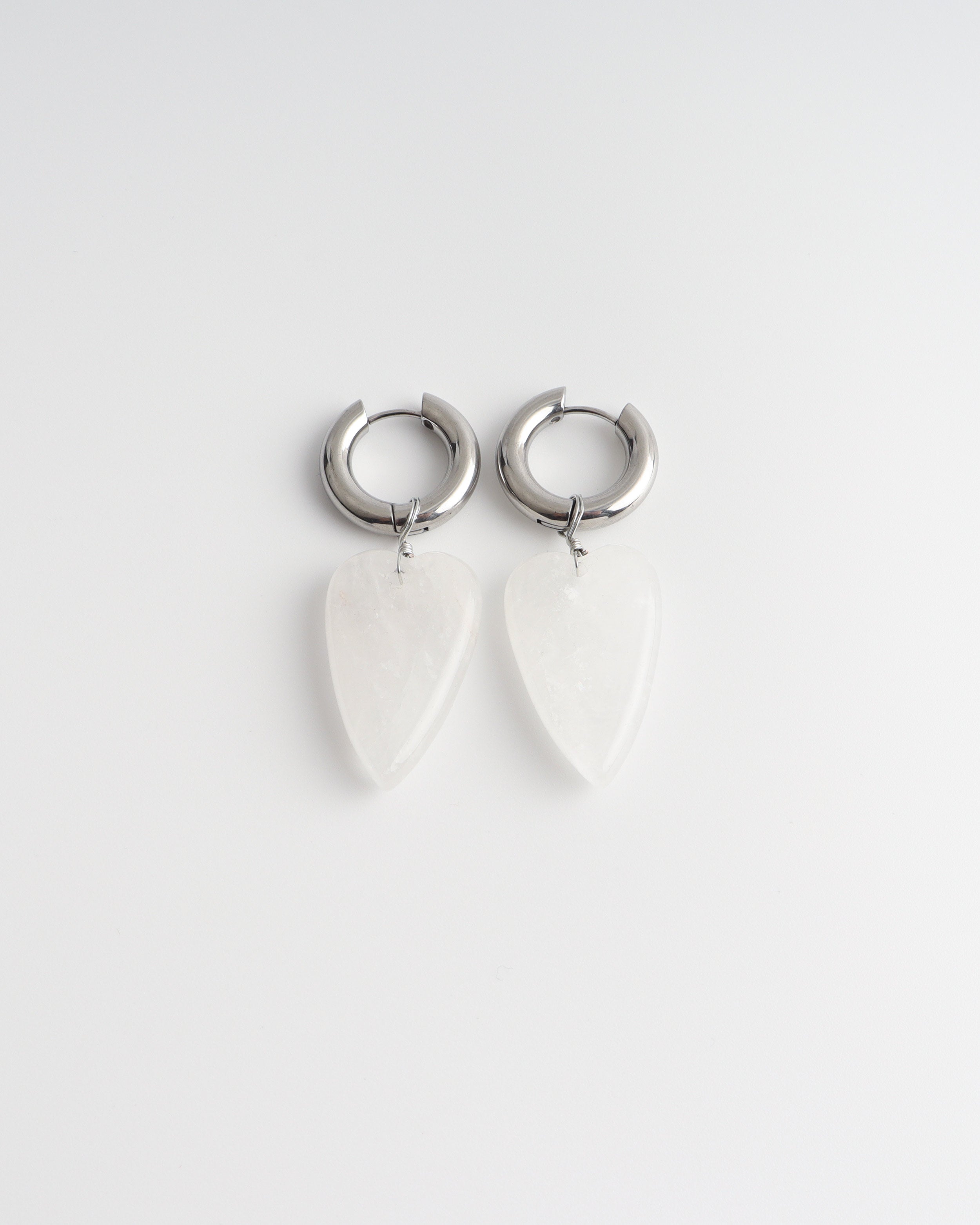 Louna - Pendientes - Piedra natural - Acero inoxidable
