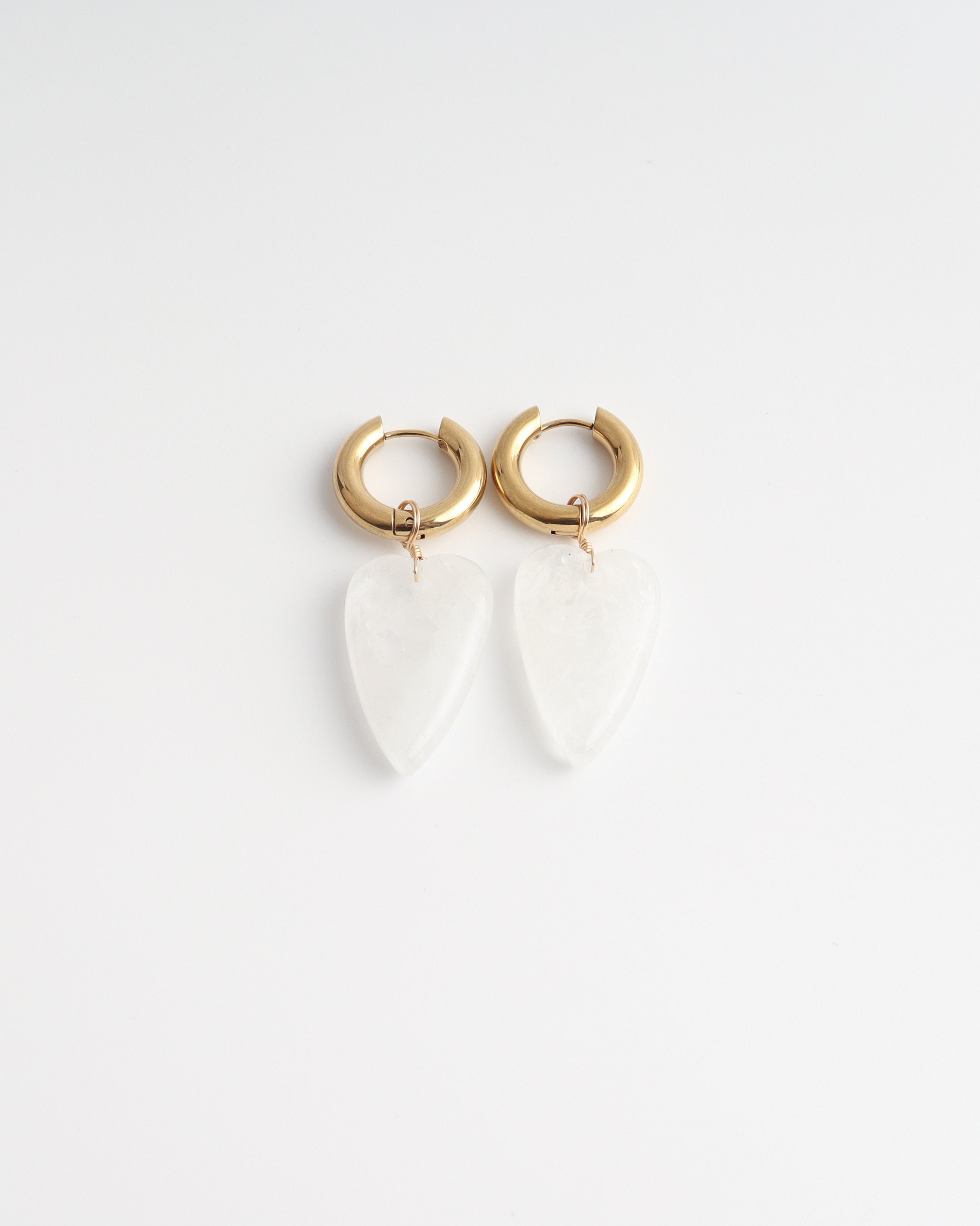 Louna - Pendientes - Piedra natural - Acero inoxidable