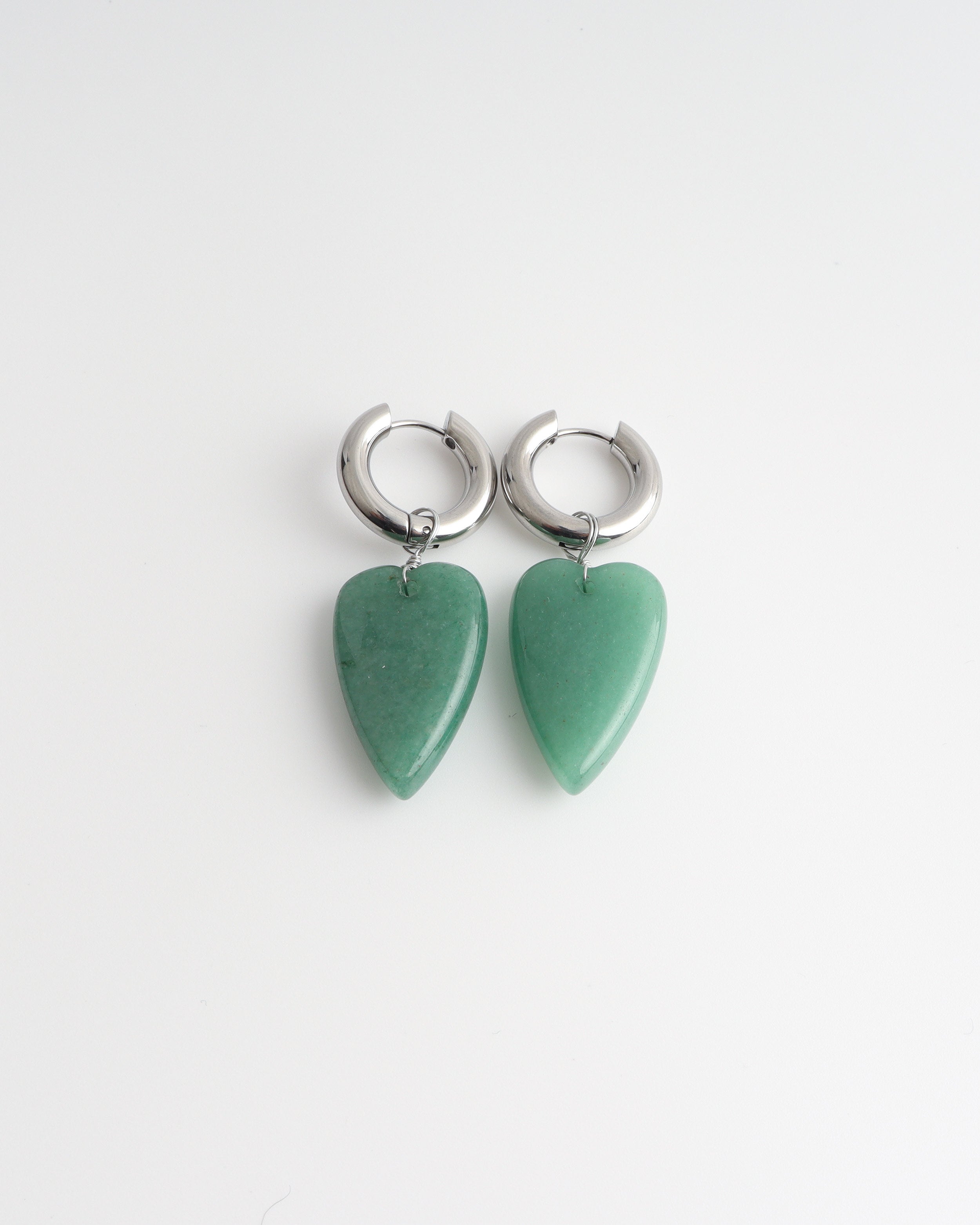 Louna - Pendientes - Piedra natural - Acero inoxidable
