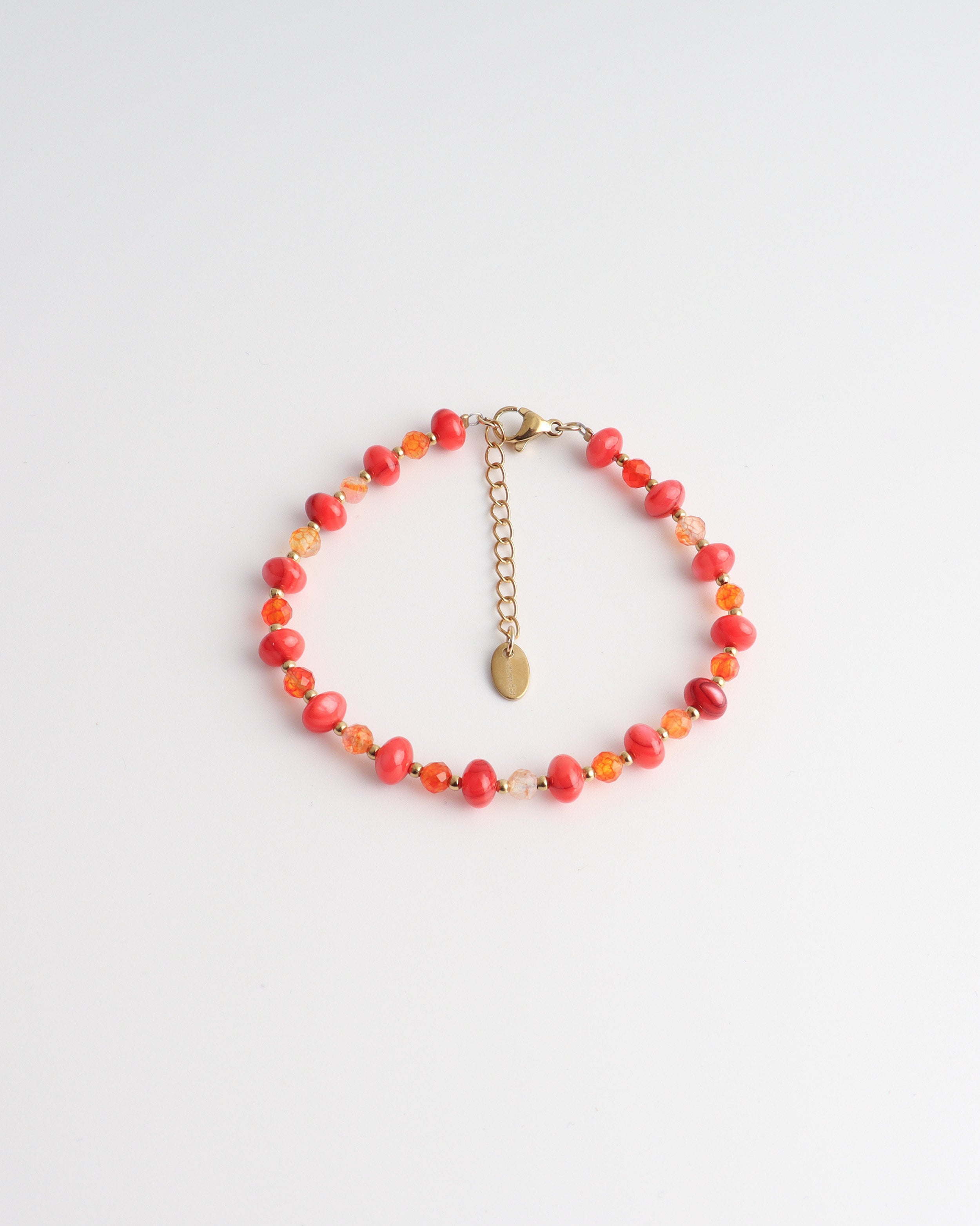 Celia - Armband - Natuursteen - Stainless Steel