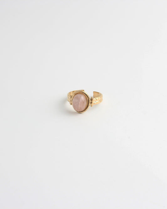 Megane - Anello - Pietra naturale - Acciaio inox - Regolabile