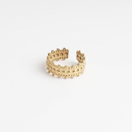 Delilah - Ring - Stainless Steel - Verstelbaar