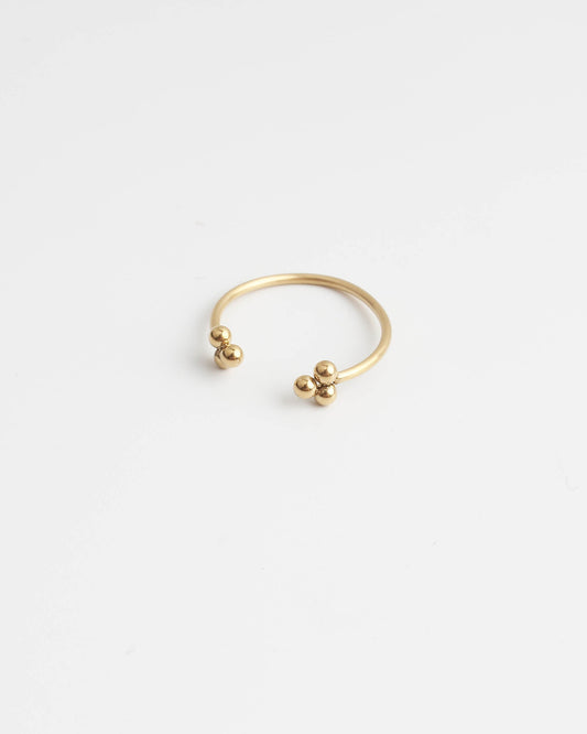 Simplicité - Anneau - Acier inoxydable - Ajustable