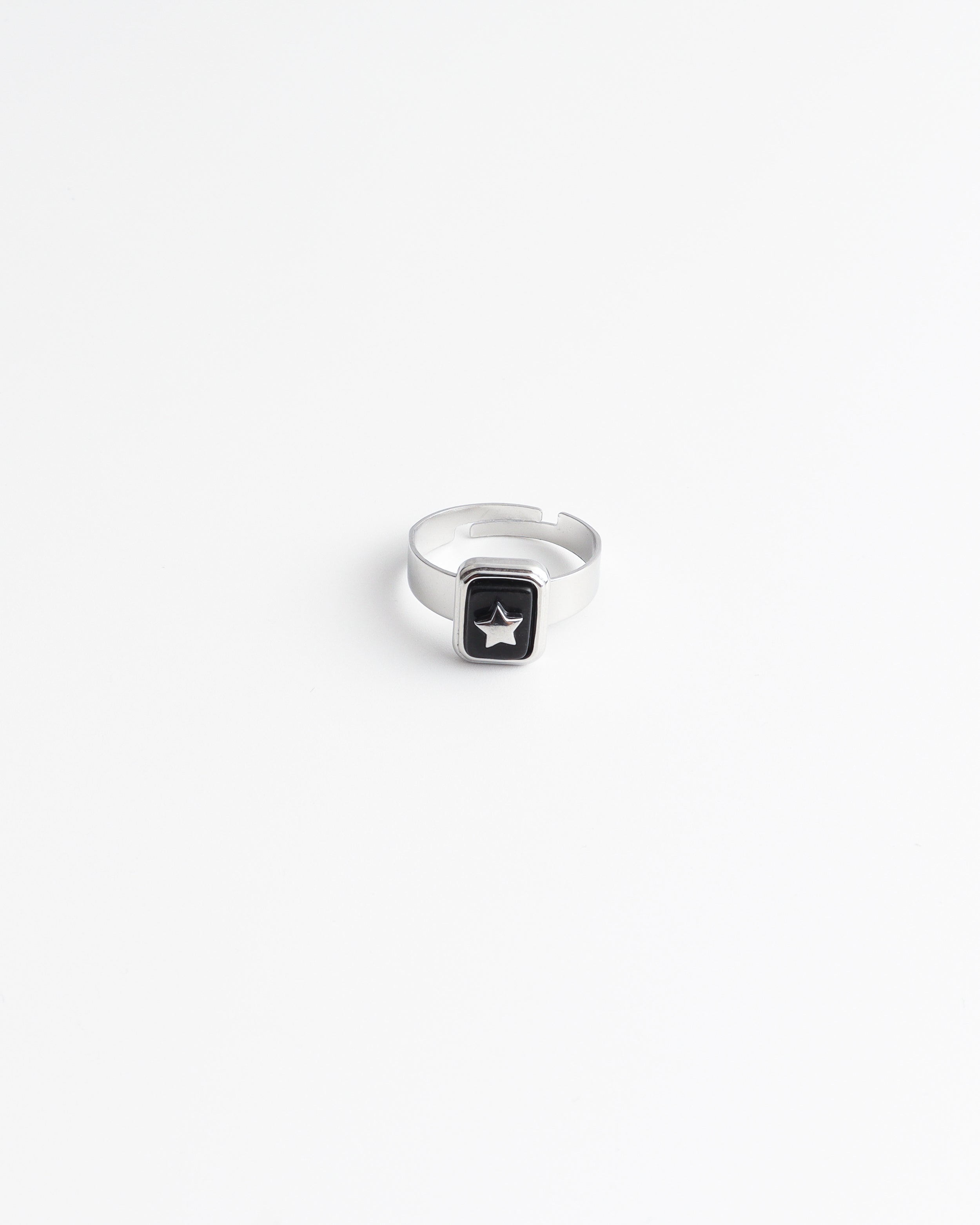 Yasmin - Anillo - Piedra natural - Acero inoxidable - Ajustable