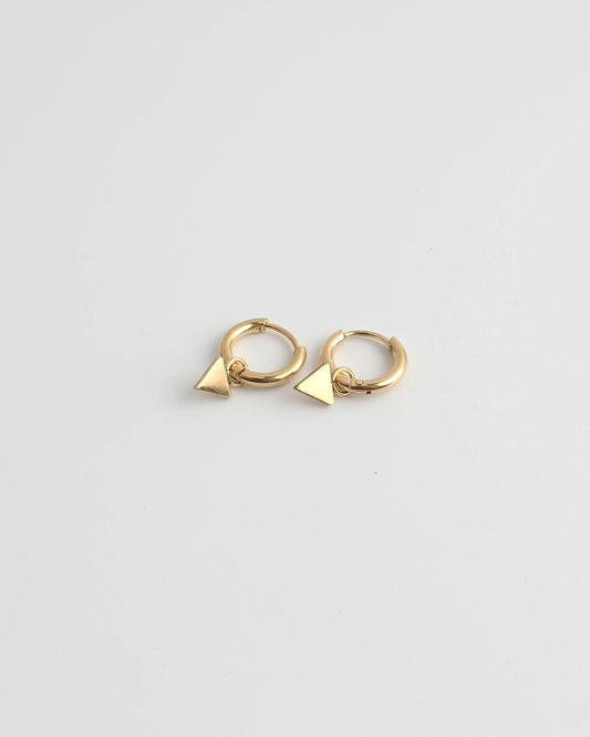 Little Triangle - Earrings - Stainless Steel