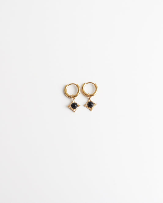 Estelle - Ohrringe - Naturstein - Edelstahl