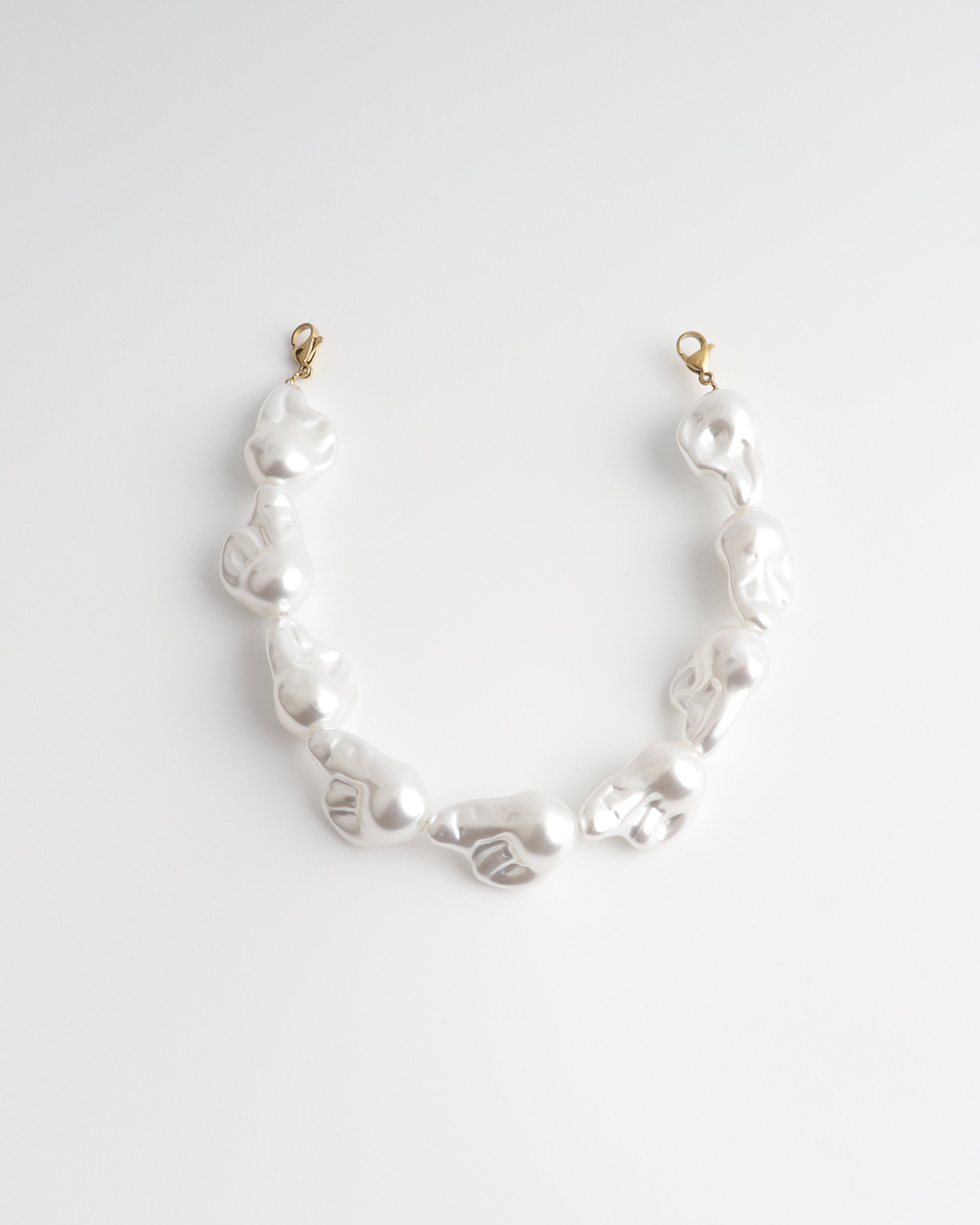 telefoonkoord met grote imitatieparels