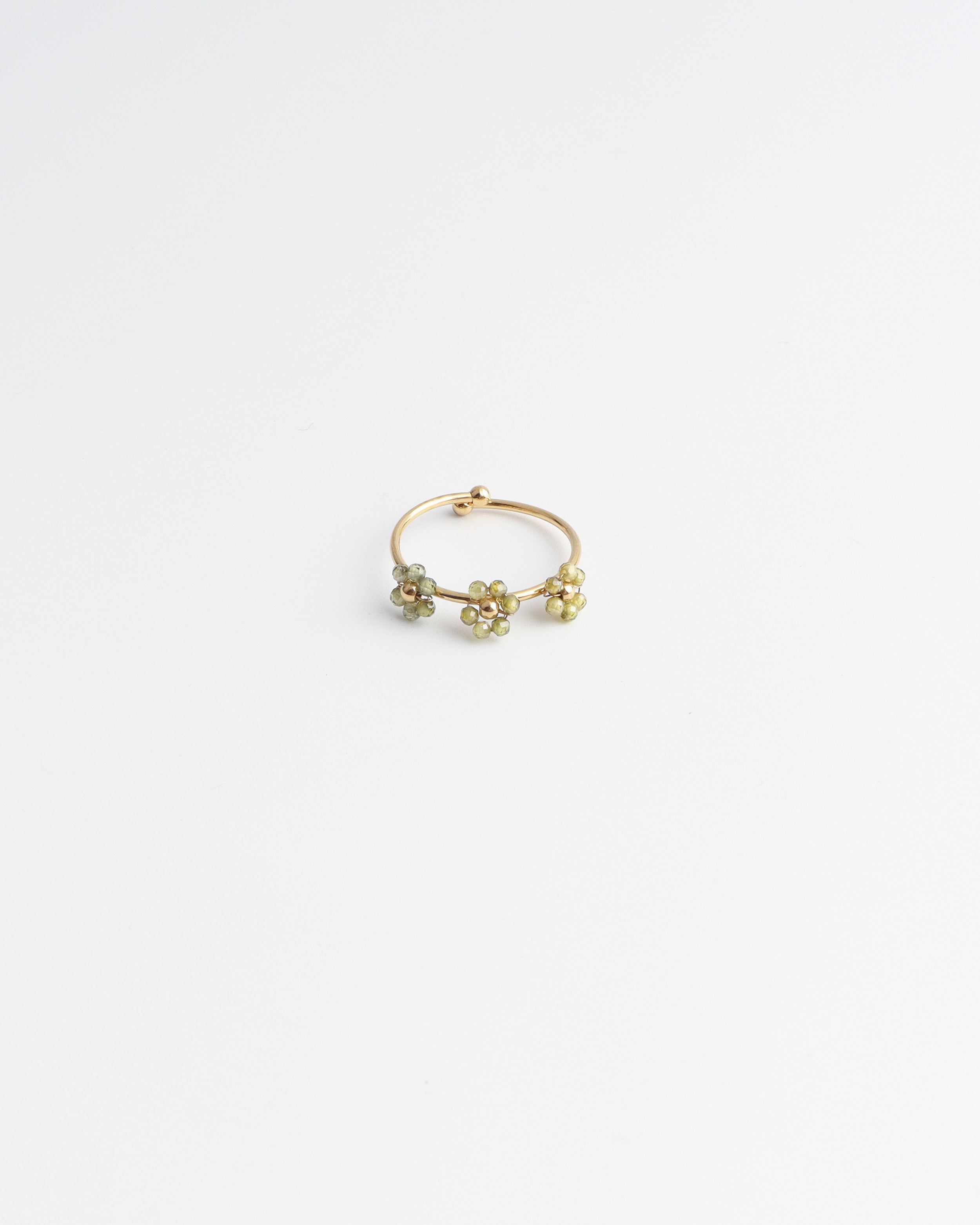 Camelia- Ring - Stainless Steel - Adjustable