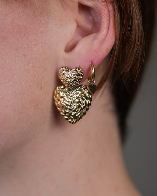 In The Name Of Love - Oorbellen - Stainless Steel