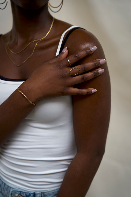 Monica - Ring - Stainless Steel - Verstelbaar