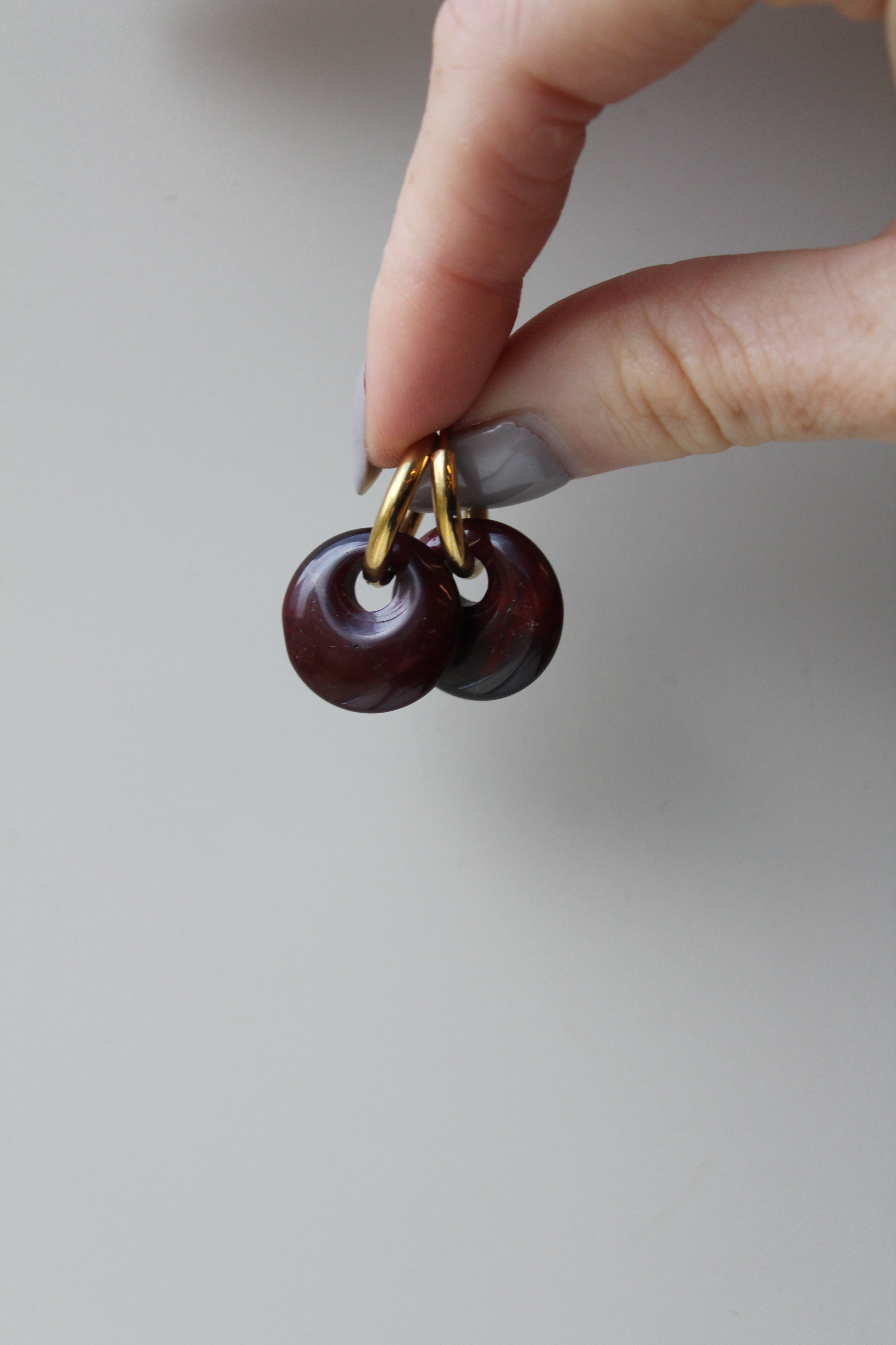 Isadora - Pendientes - Piedra natural-  Acero inoxidable