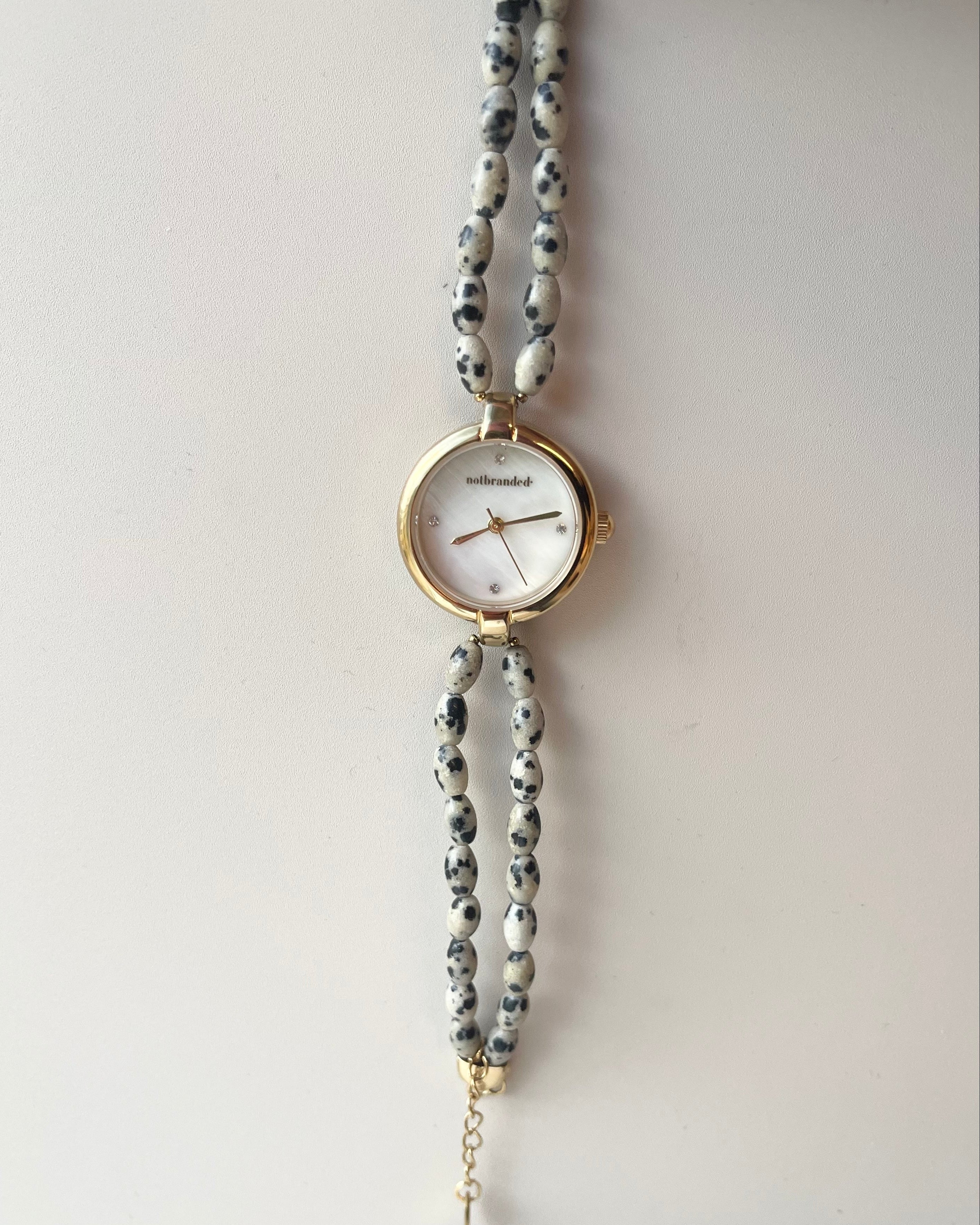 Noelia - Orologio – Pietra naturale - Acciaio inossidabile