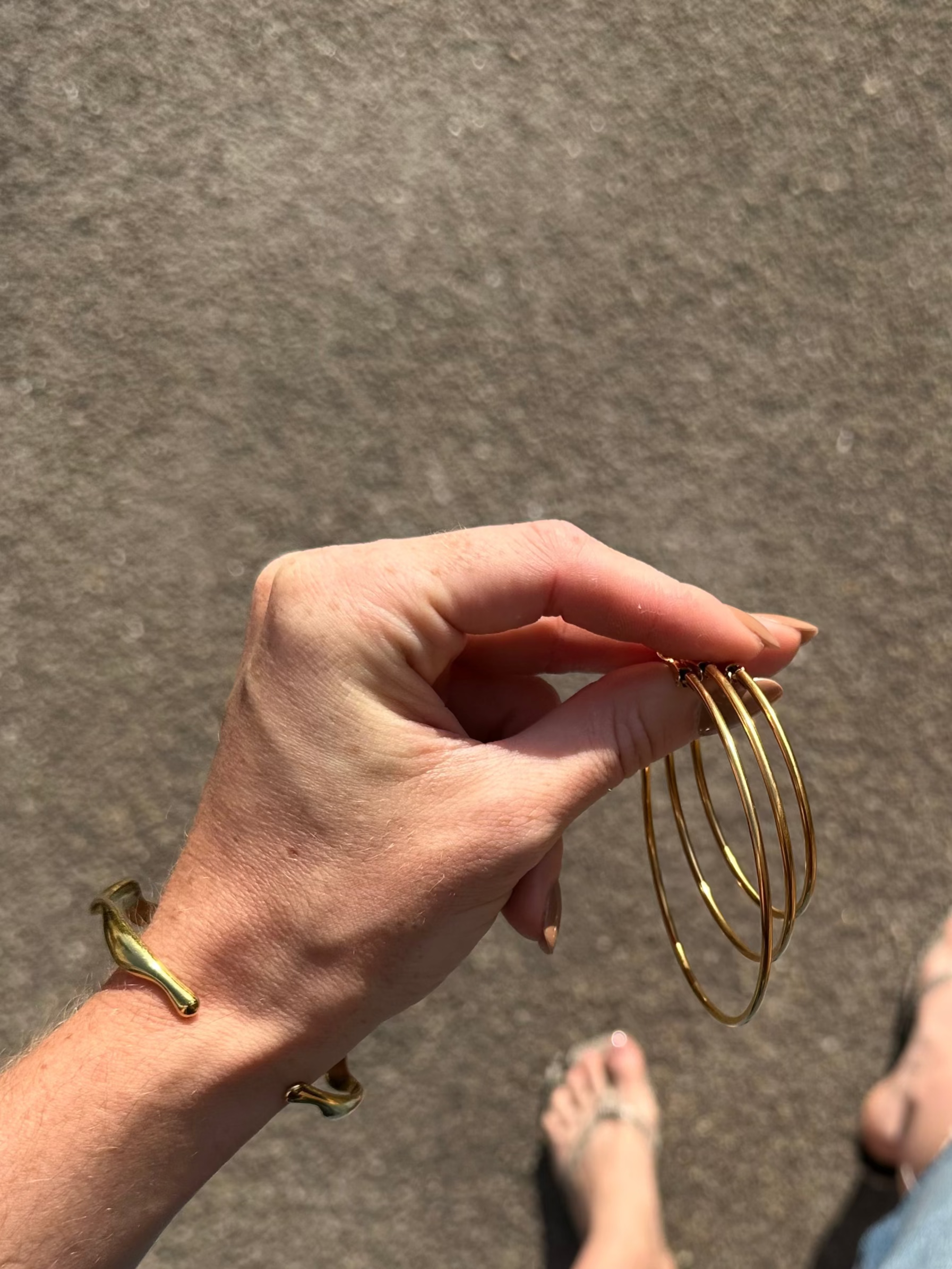 Basic hoops - Pendientes - Acero inoxidable