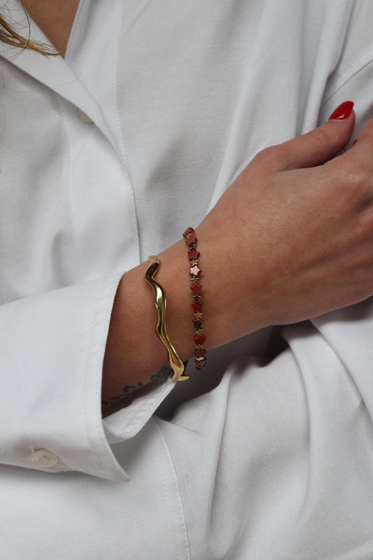 Waves - Bracelet - Acier inoxydable