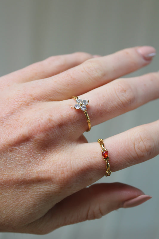 Mella - Bague - Plaqué or