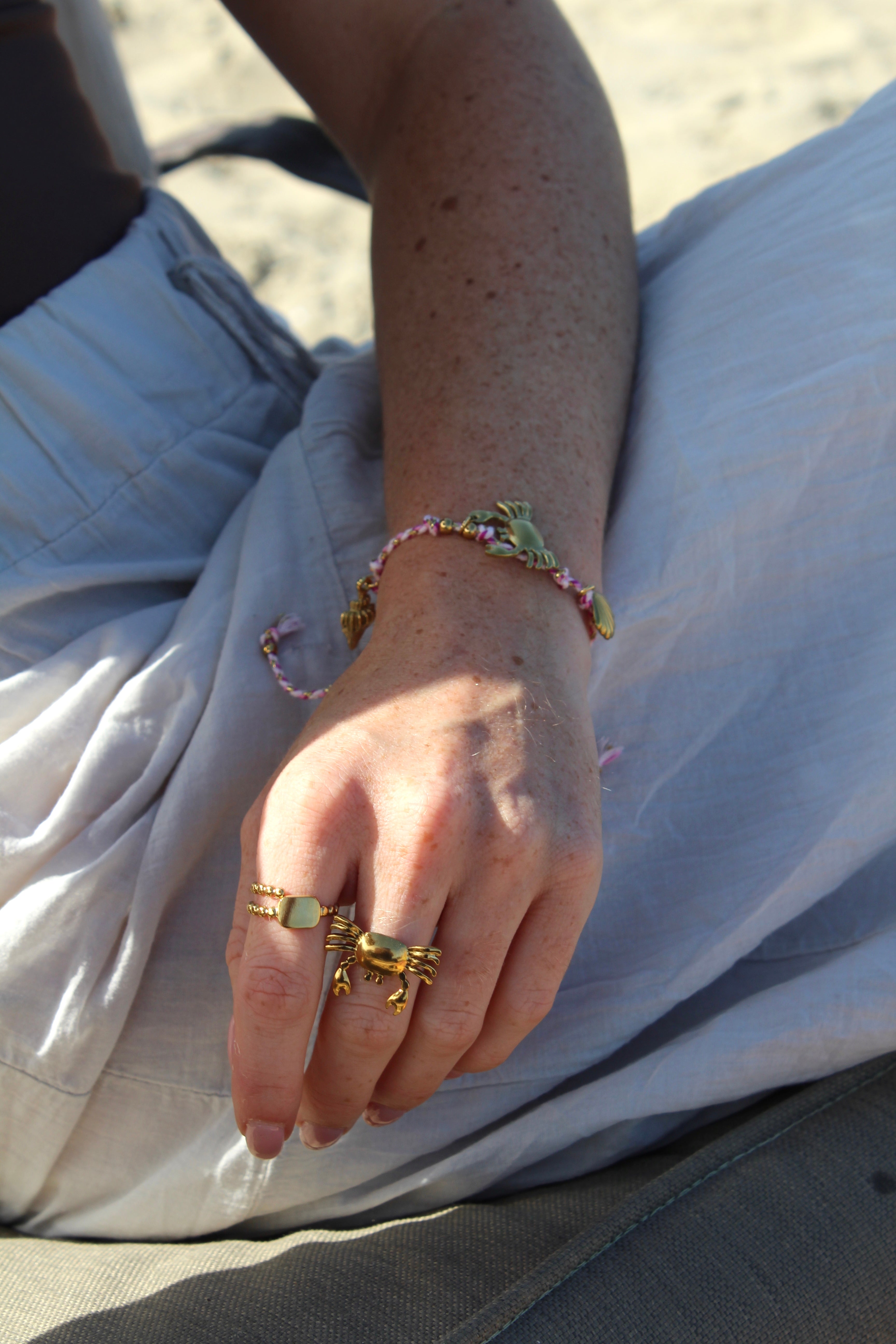 Crabby - Ring - Stainless Steel - Verstelbaar