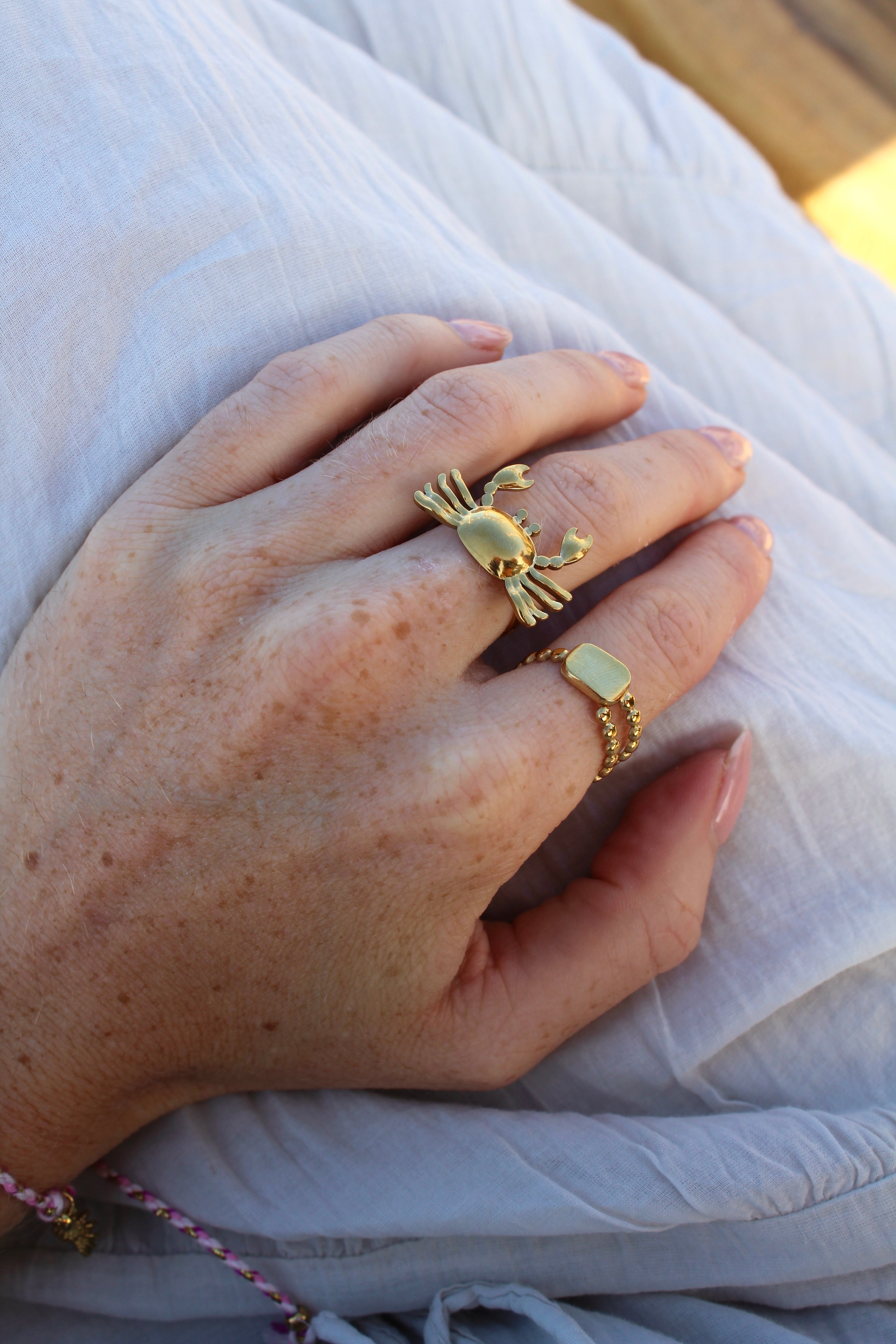 Crabby - Ring - Stainless Steel - Verstelbaar