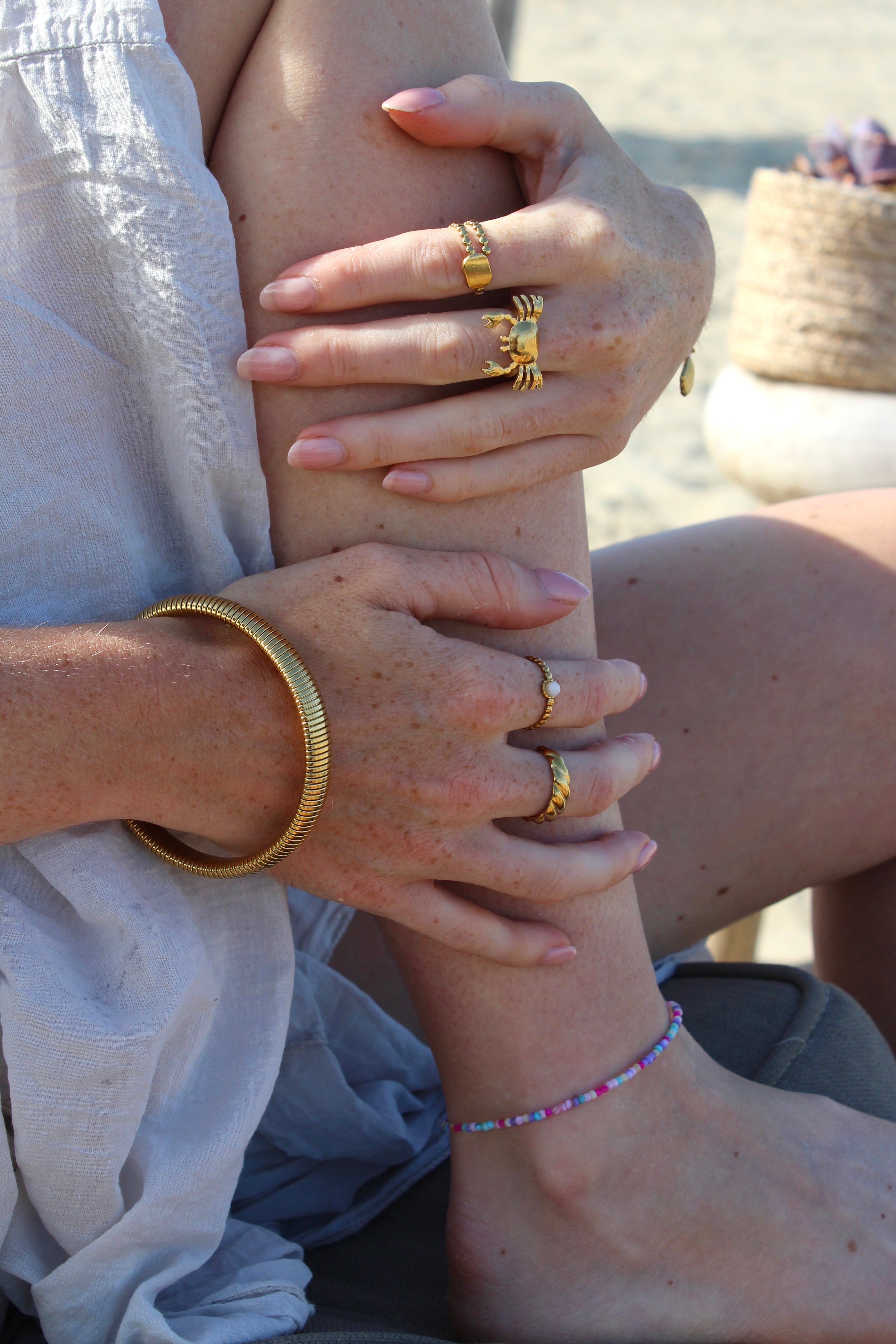 Crabby - Ring - Stainless Steel - Verstelbaar