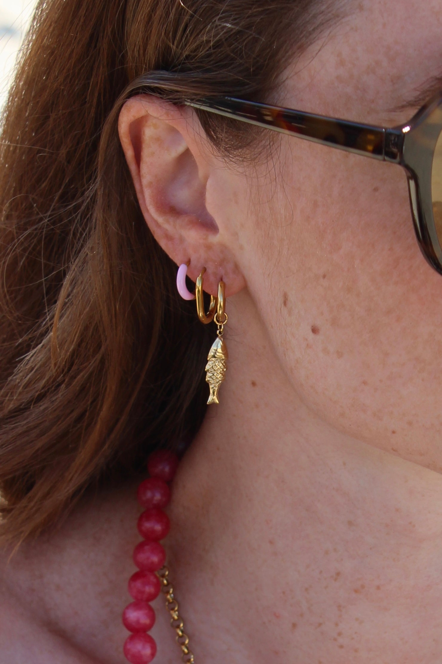 Fishy - Oorbellen - Clip On - Stainless Steel