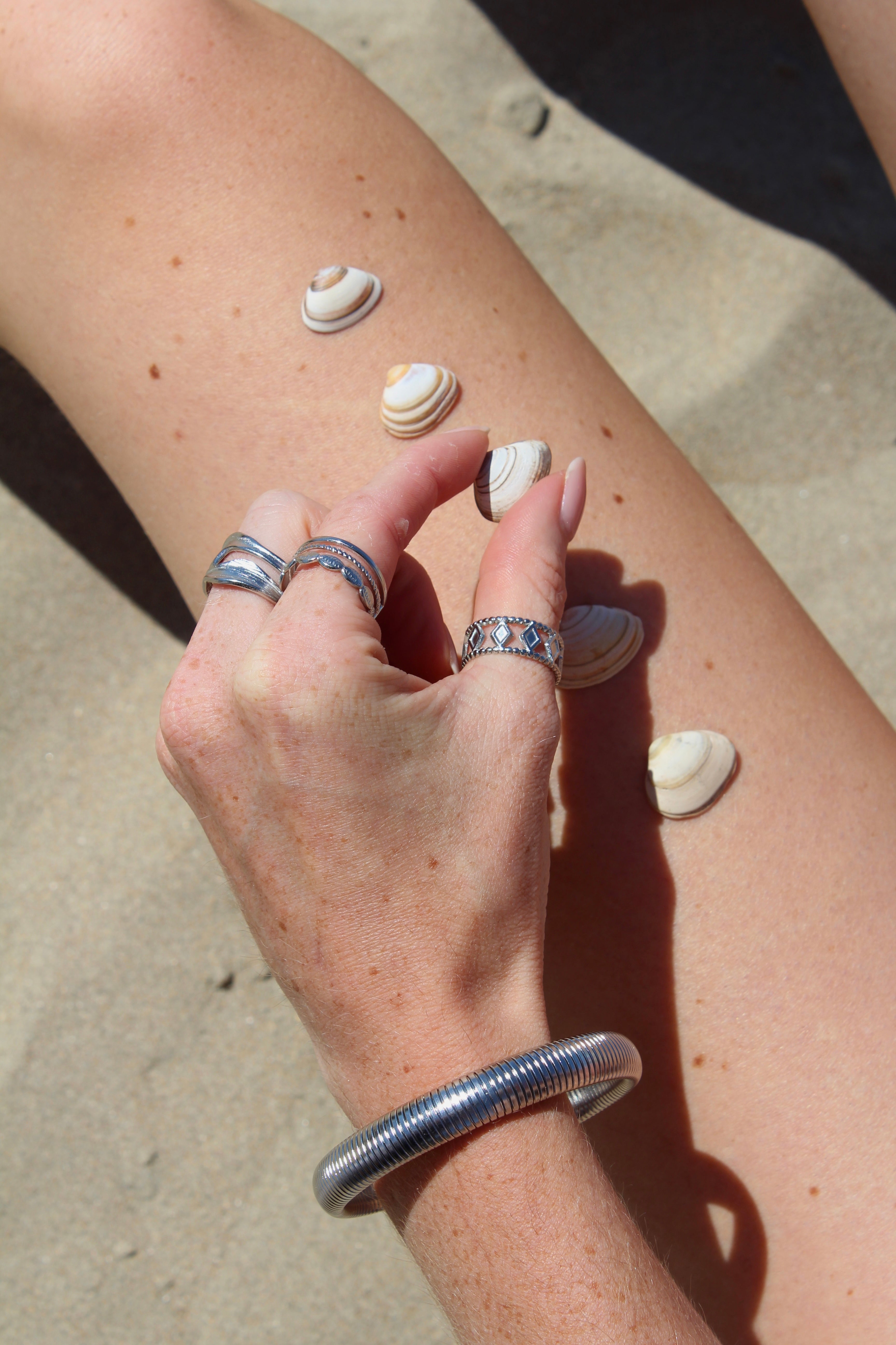 Avelie - Bague - Acier inoxydable - Ajustable