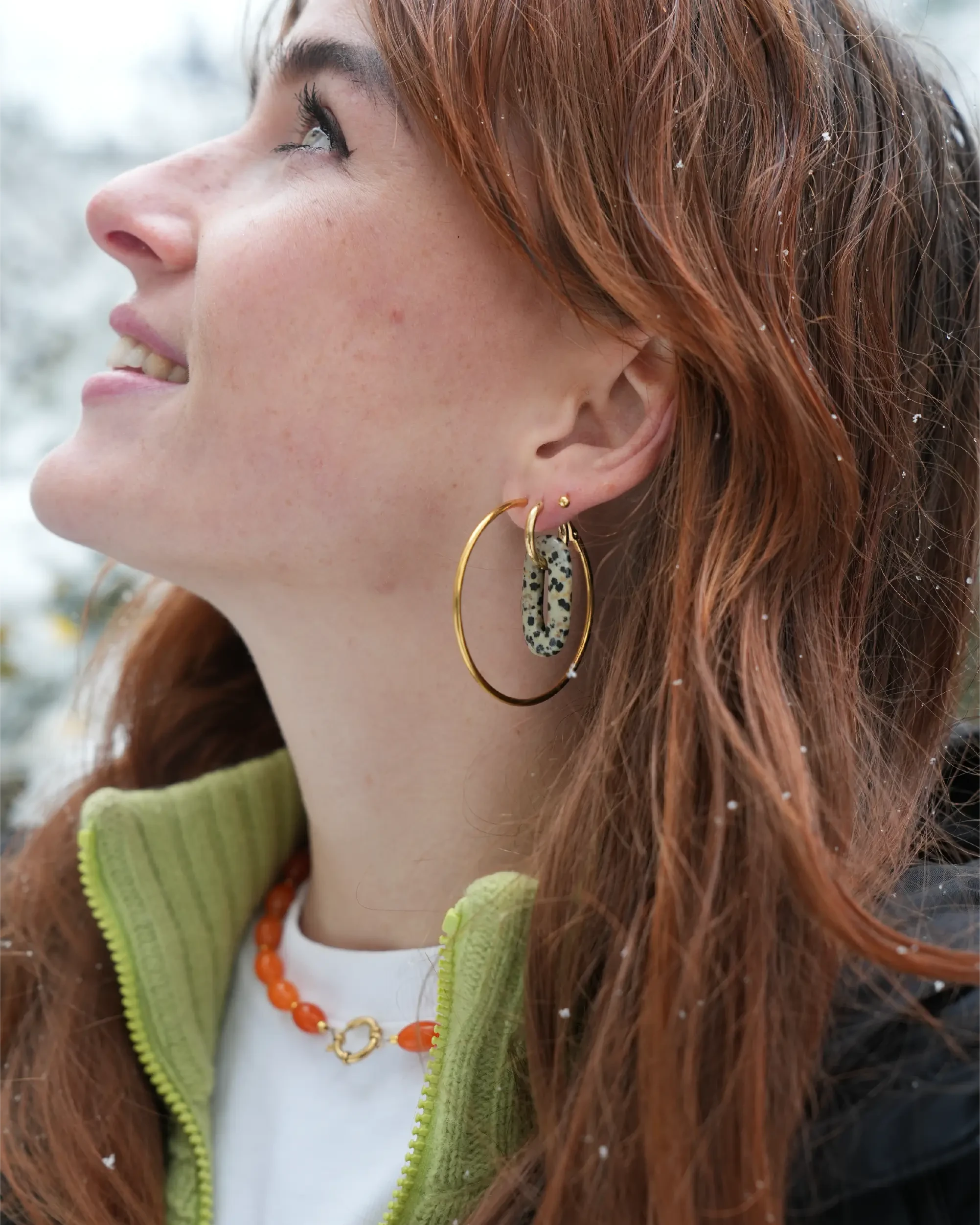 Sierra - Ohrringe - Naturstein - Edelstahl