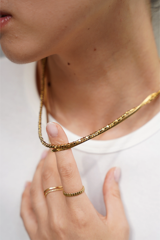 Round Circle - Collana - Acciaio inossidabile