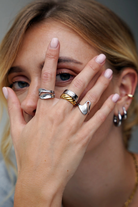 Jeanique - Ring - Edelstahl