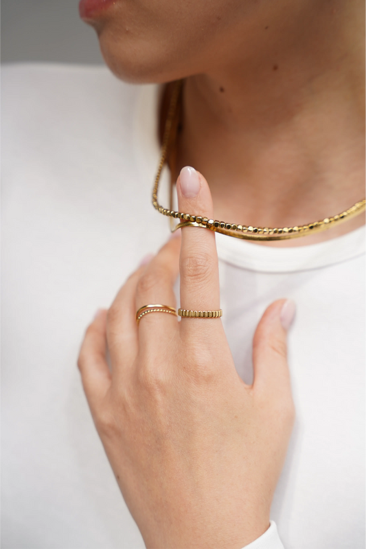 Mika - Ring - Stainless Steel - Verstelbaar