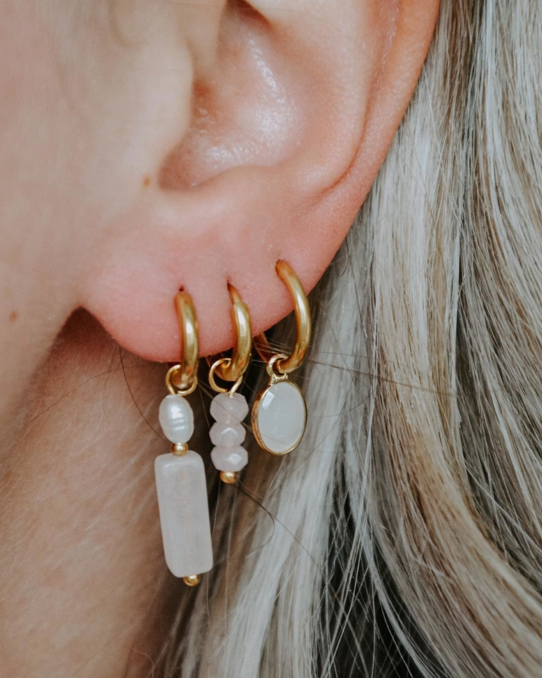 Orecchini tondi Nina - Acciaio inossidabile