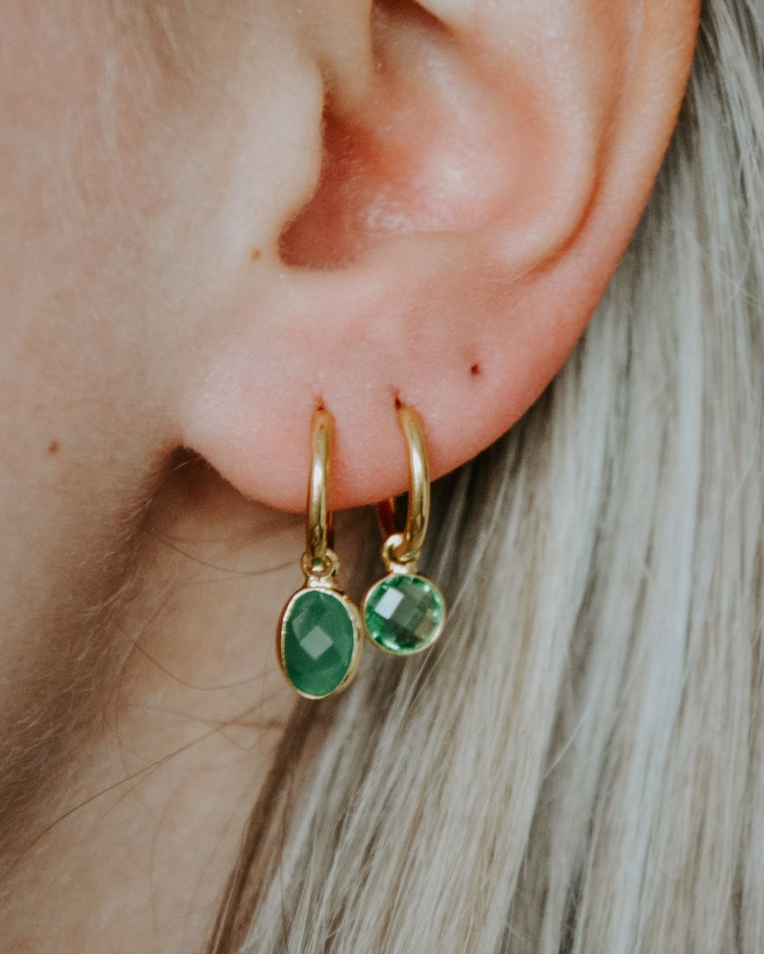 Orecchini tondi Nina - Acciaio inossidabile