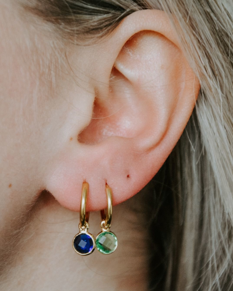 Orecchini tondi Nina - Acciaio inossidabile