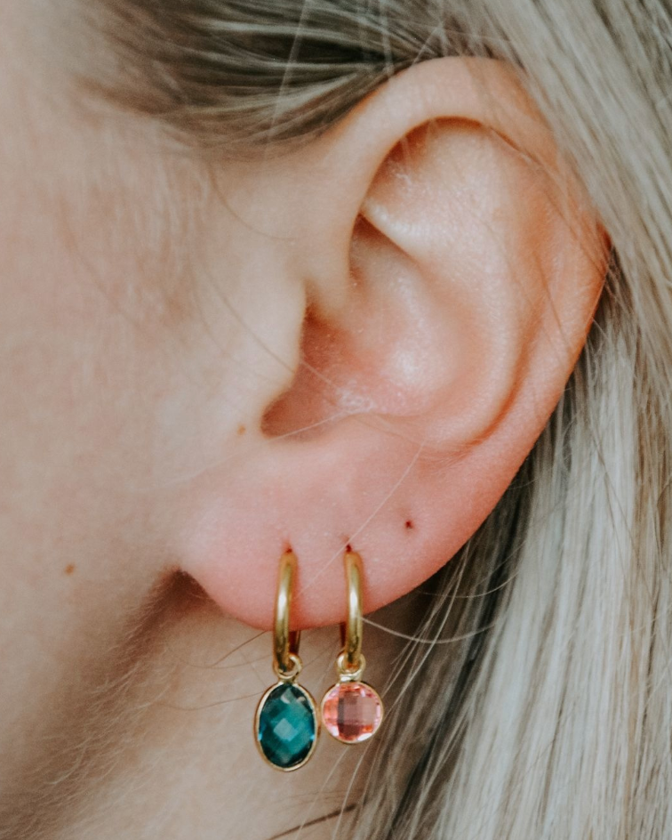 Orecchini tondi Nina - Acciaio inossidabile