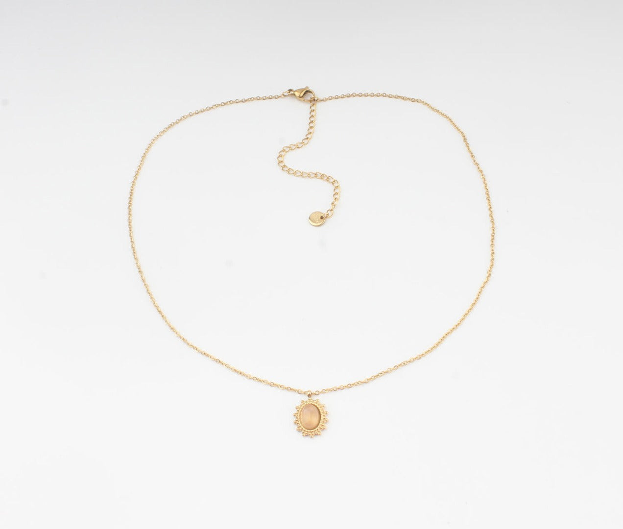 Jolie - Halskette - Naturstein - Edelstahl