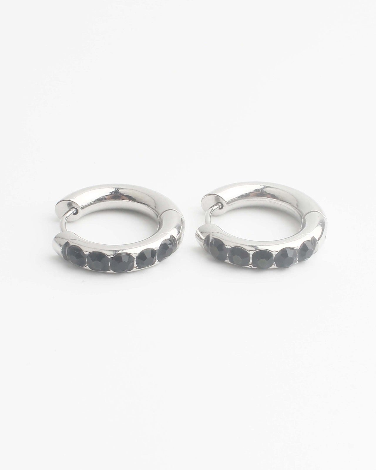 Big Strass Stone - Ohrringe - Edelstahl