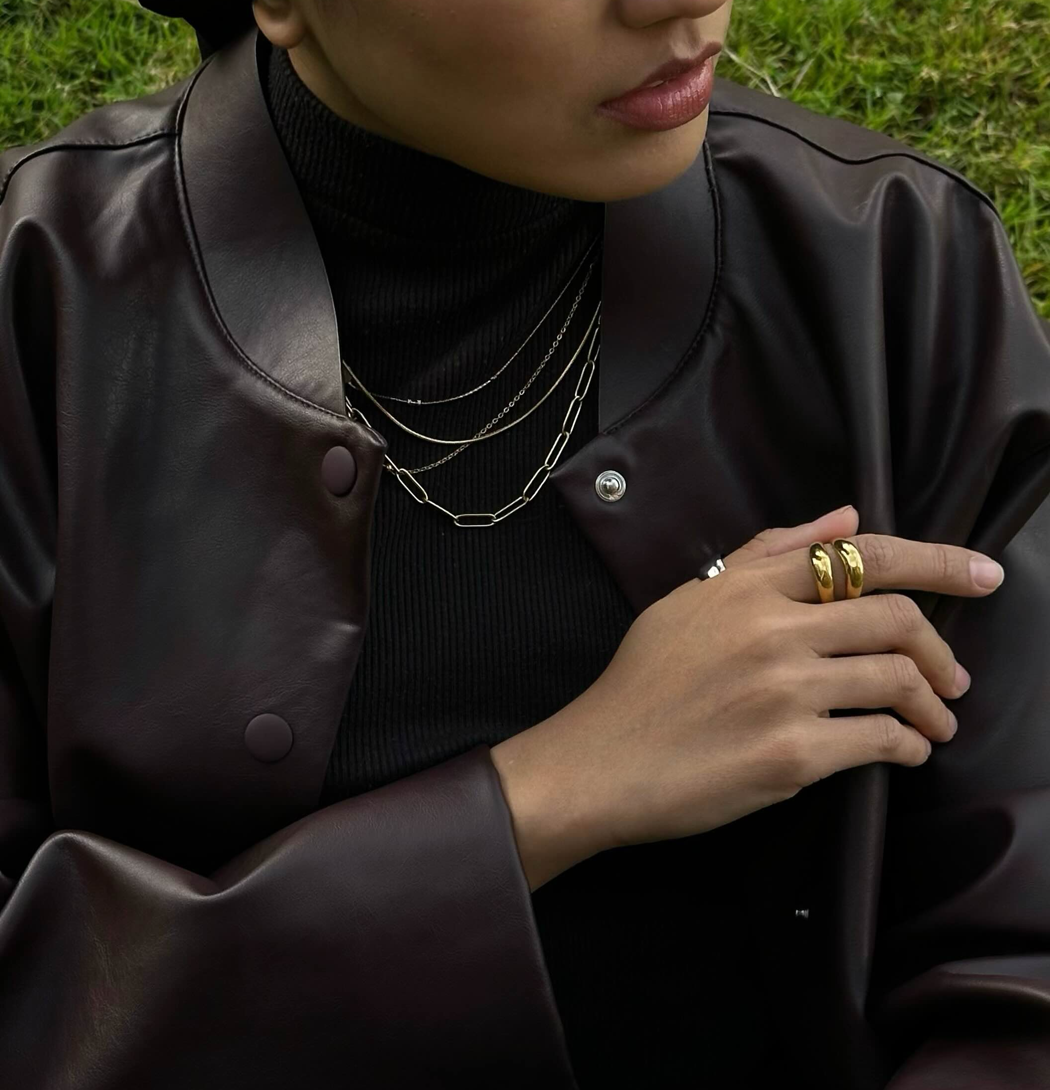 Eloise - Ketting - Natuursteen - Stainless Steel