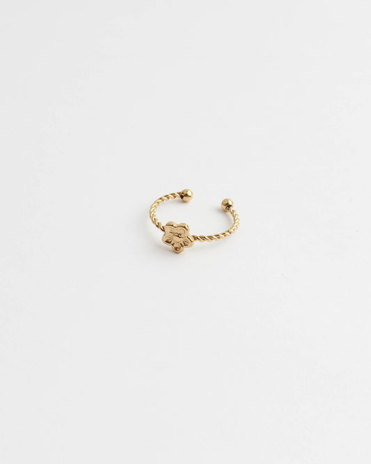 Daisy Twist - Ring - Edelstahl - Einstellbar